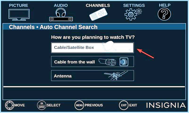 5 Способов устранения проблемы сканирования каналов телевизора Insignia