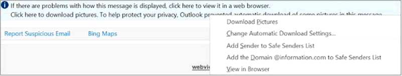 Как загружать изображения в Microsoft Outlook
