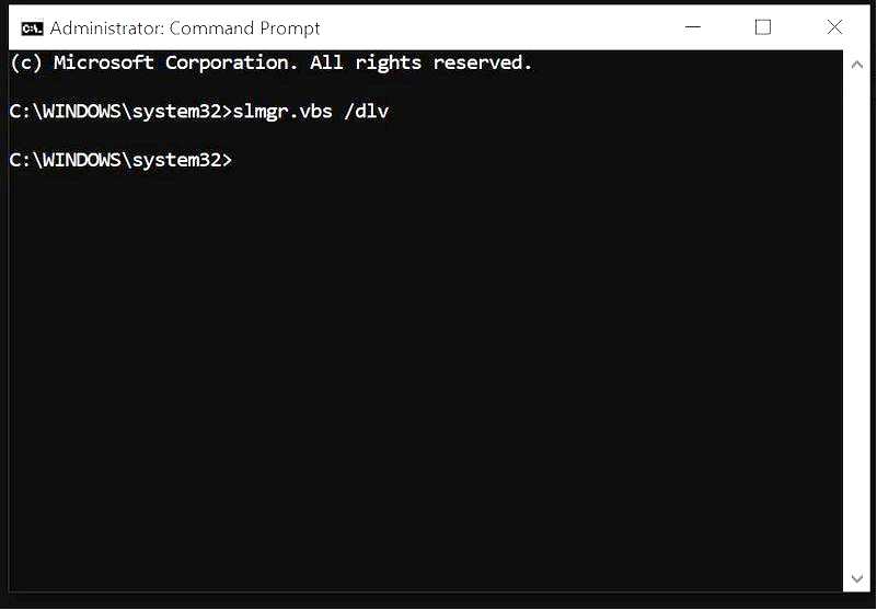 FIX Ключ продукта не отображается в командной строке на Windows 10