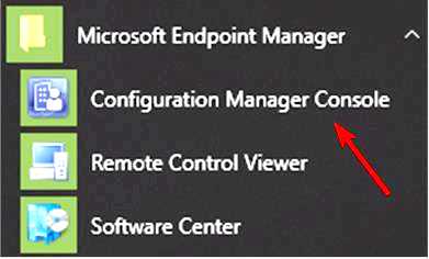 Как открыть панель управления Configuration Manager в Windows