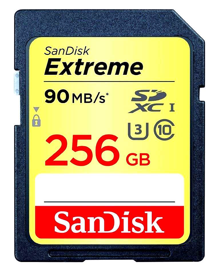 Карты памяти SanDisk Extreme и Ultra SDXC