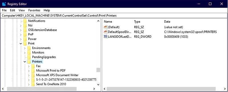 Устранение проблемы Удаленный принтер в Windows 1011 продолжает возвращаться
