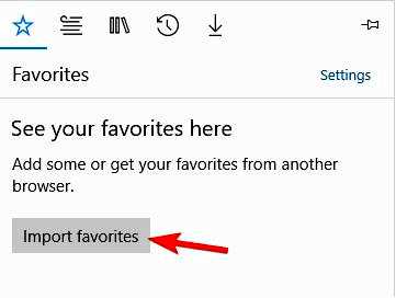 Обновление Microsoft Edge удалило мои избранные страницы, как восстановить