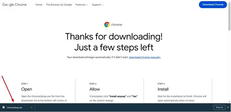 Как скачать и установить Chrome на Windows 10 11