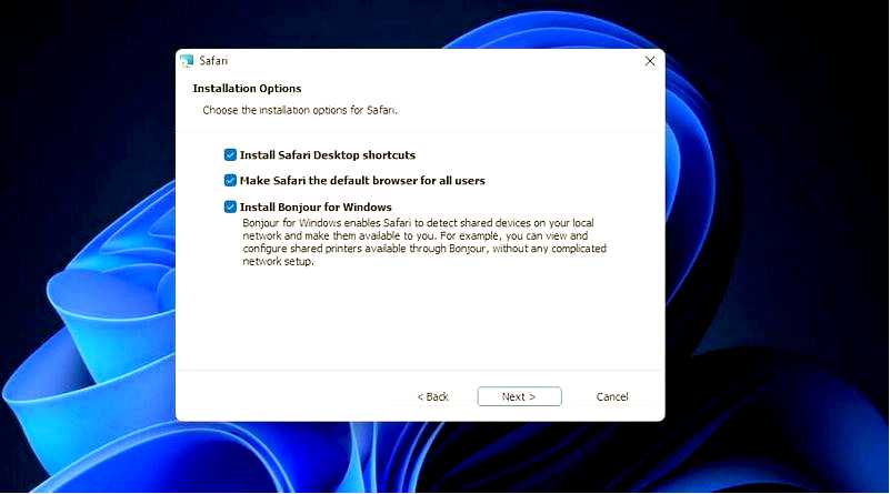 Как загрузить и установить Safari на Windows 11