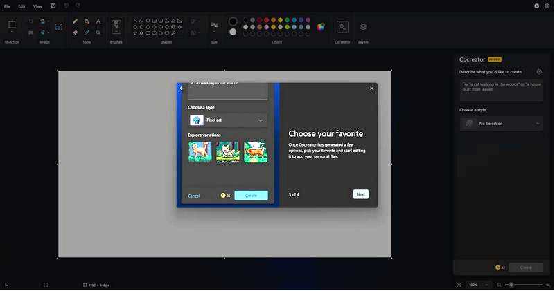 Microsoft Paint Cocreator Полное руководство по новому инструменту искусственного интеллекта