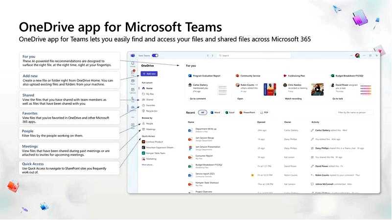 OneDrive для Microsoft Teams оптимизирует управление файлами Microsoft 365