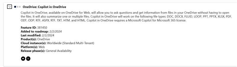 Copilot будет сканировать и обобщать ваши файлы в OneDrive и будет стоить 30
