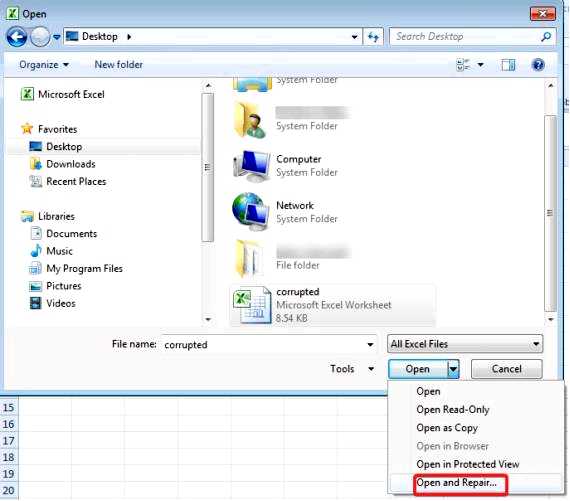 Как восстановить поврежденные файлы Excel в Windows 10 быстрыми способами