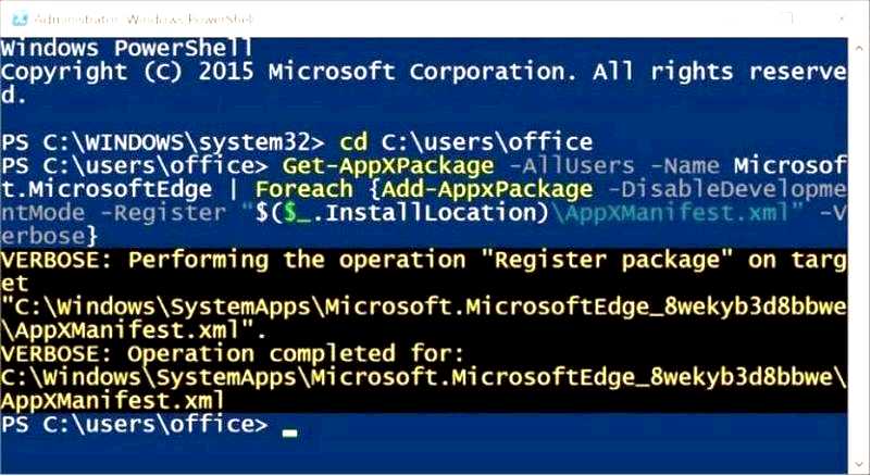 Как переустановить браузер Microsoft Edge в Windows 10