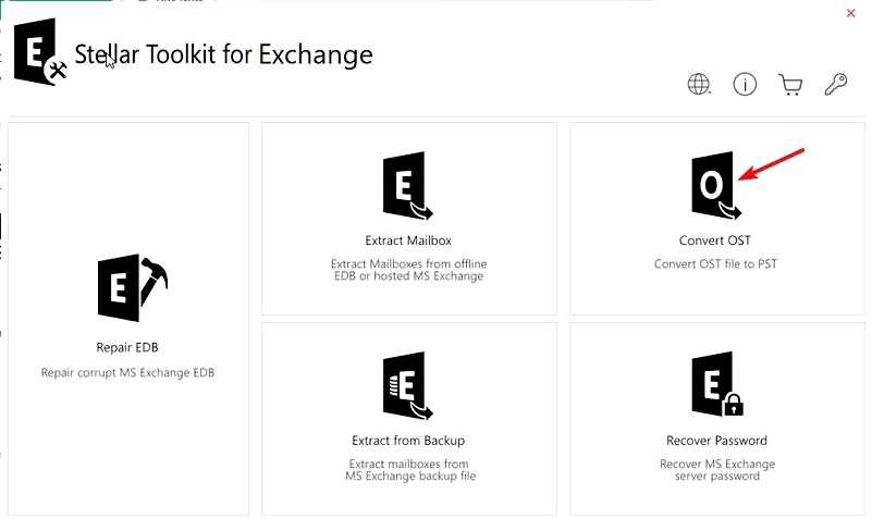 Восстановление данных Exchange с помощью Stellar Toolkit For Exchange