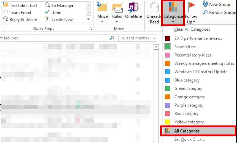 Как создавать и использовать категории в Outlook повысить вашу производительность